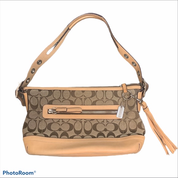 Coach Handbags - Coach Shoulder Duffle Legacy Hobo Bag